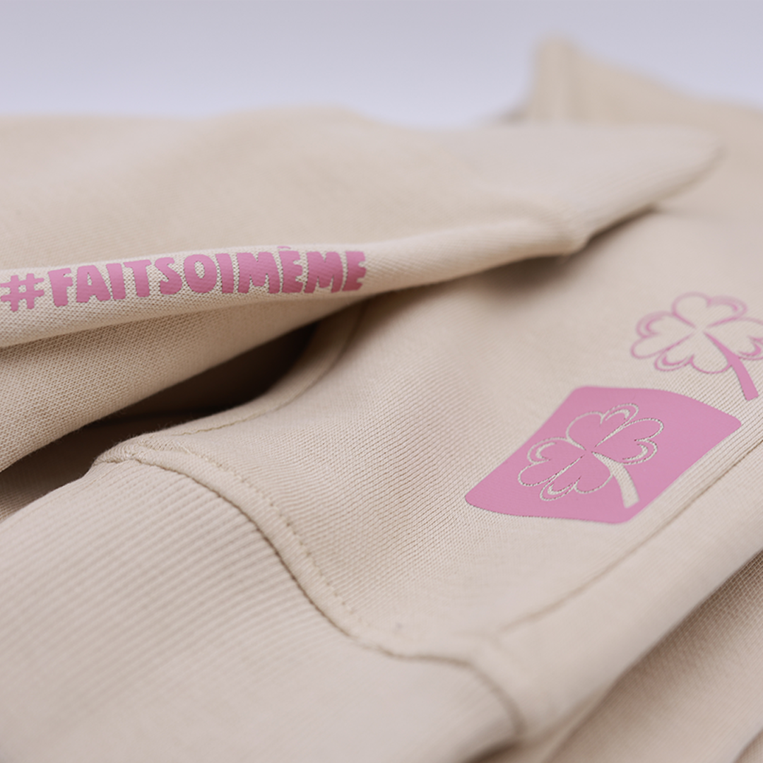 JER'S FSM JOGGINGPAK - BEIGE ZAND/ROSE PINK - Afbeelding 5