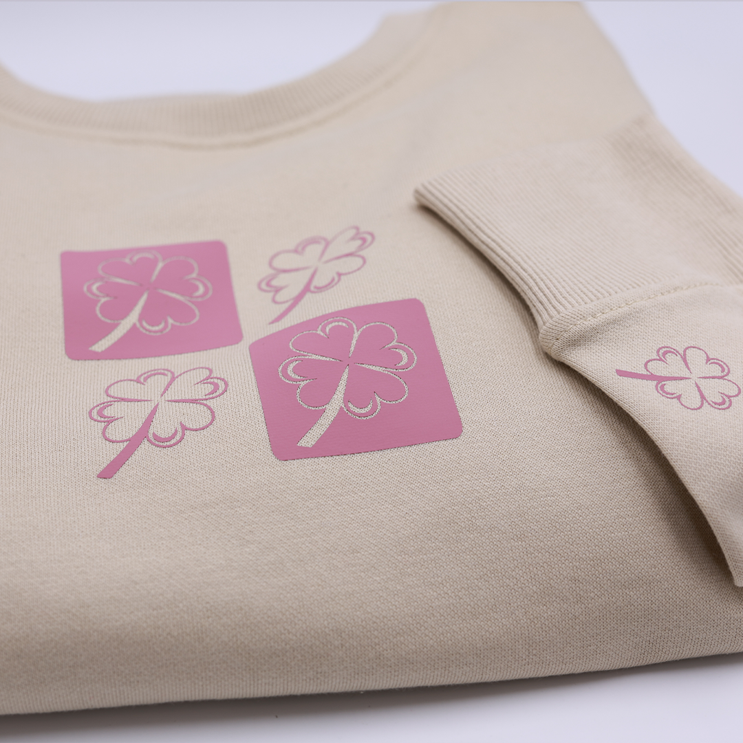 JER'S FSM JOGGINGPAK - BEIGE ZAND/ROSE PINK - Afbeelding 3