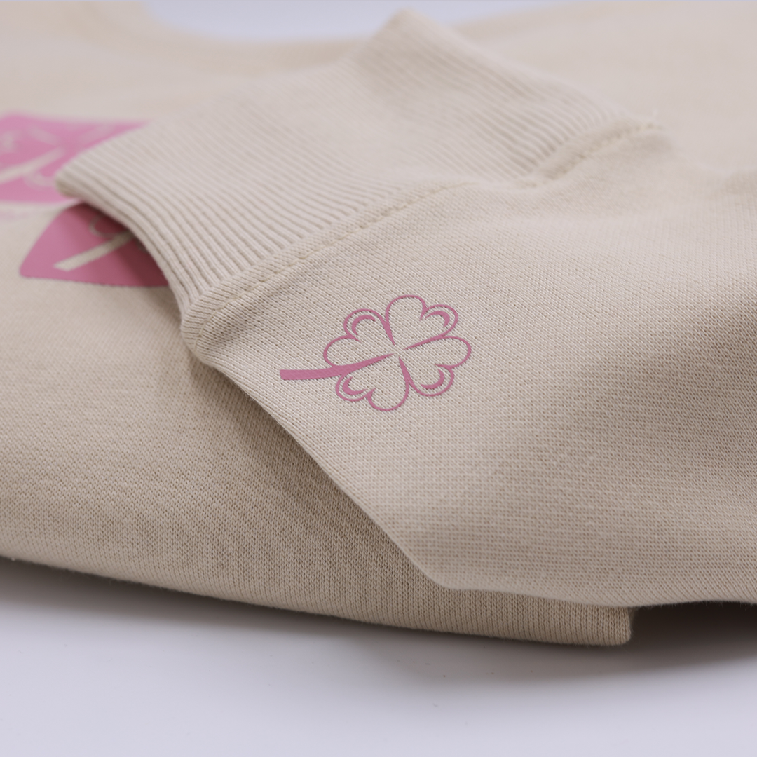 JER'S FSM JOGGINGPAK - BEIGE ZAND/ROSE PINK - Afbeelding 2