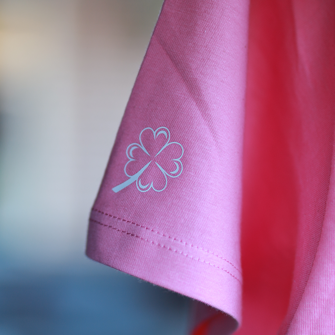 FSM Heren T-Shirt Orchidee Roze/Wit - Afbeelding 2